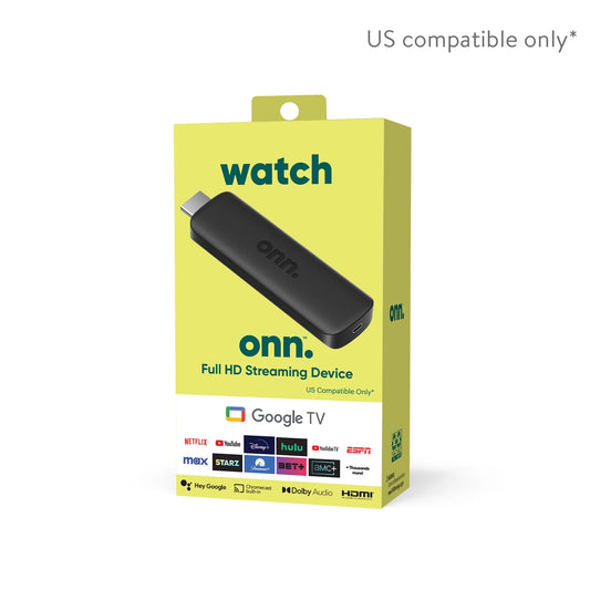 Google TV Full HD Streaming Device, 2K FHD, Fast Wi-Fi, Dolby Audio, Google TV Voice Control