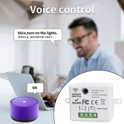 Wifi Light Switch Tuya Smart Home Smart Life Rf433Mhz Wireless APP Voice Control Smart Home Work with Google Home Alexa Alice